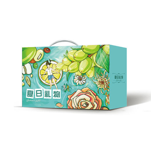 【川珍】夏日礼物花茶礼盒535g（柠檬片40g、玫瑰花60g、山楂干90g、蒲公英40g、薄荷叶茶80g、新疆雪枣225g） 商品图2