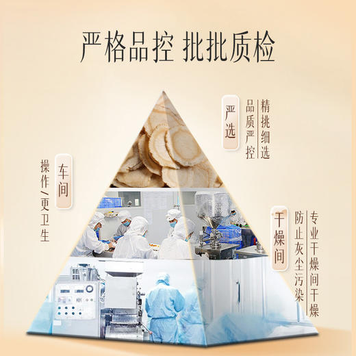 【官方正品】云南白药经销采择西洋参50g吉林原产地切片均匀参味浓郁可搭枸杞黄芪泡水滋补 商品图5