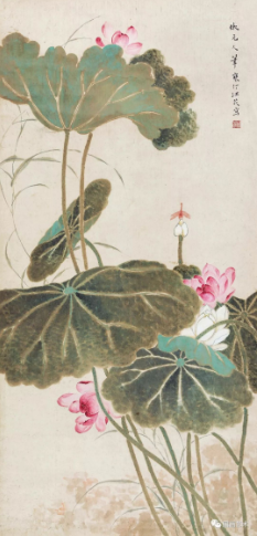  名家笔下的荷花蜻蜓，清凉！ 