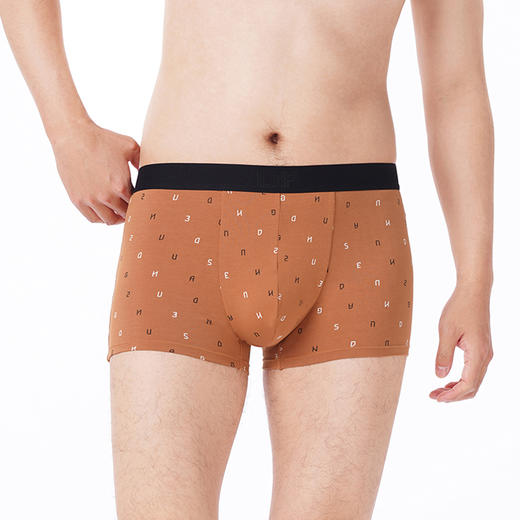 都市丽人都市锋尚内裤日常休闲平角裤40S棉拉架男士内裤FKTBB2 商品图1