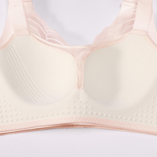 都市丽人调整型内衣舒软挺塑塑身文胸蕾丝BC:薄塑身内衣3/4杯五排扣LJT2H9 商品图8
