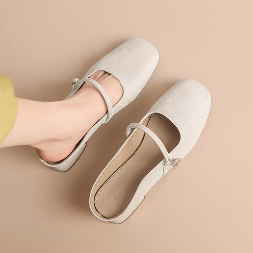 ZHR新中式包头拖鞋女夏季新款中国风凉拖气质粗跟半拖鞋外出凉鞋 商品图9