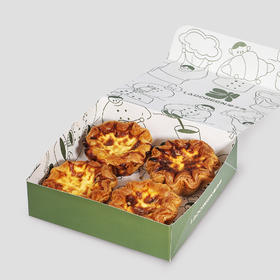 香草千层蛋挞/4只装