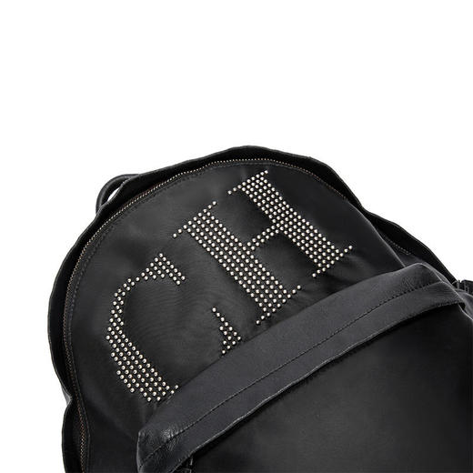 CHCH大容量女性双肩包拼接牛皮旅行包书包女孩时尚背包 商品图5