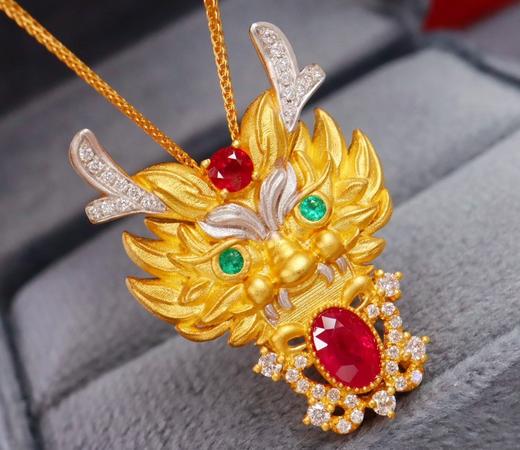 1ct 红宝石吊坠 商品图2