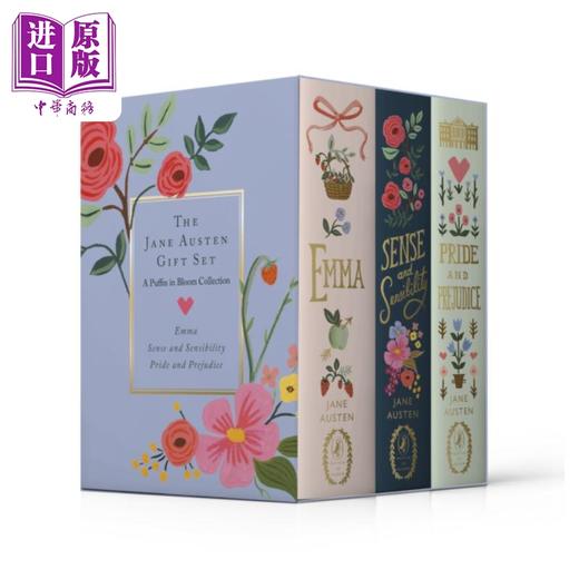 【中商原版】简 奥斯汀礼品套装 繁花封面收藏版 英文原版 The Jane Austen Gift Set A Puffin Jane Austen 商品图0