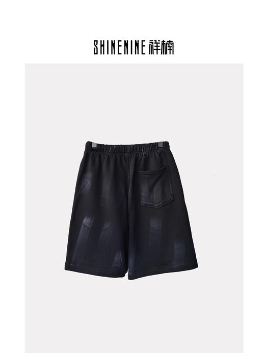 W429133259做旧涂鸦针织短裤 商品图3