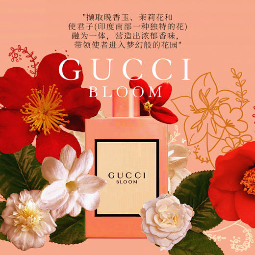 【保税仓】Gucci古驰花悦绽放香水浓香30ml 商品图2