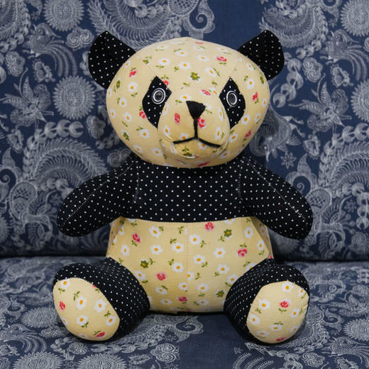 深山集市 小熊猫花布玩偶  随机花色发货 商品图0