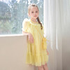 mettekids儿童裙子2024新款夏季女童绣花连衣裙泡泡袖网纱公主裙 商品缩略图5