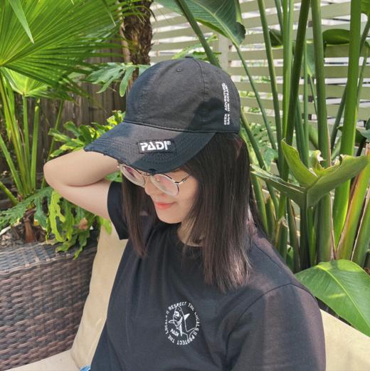 PADI Gear 黑色LOGO破洞棒球帽 商品图1