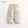 马克珍妮女童时尚大口袋工装降落伞裤儿童纯棉裤子春装新款240197 商品缩略图3