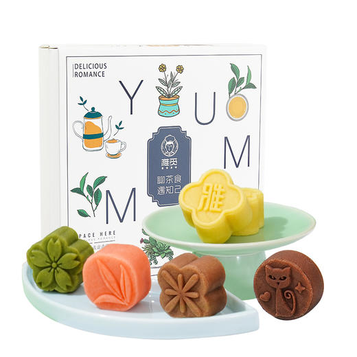 【雅觅】雅觅 茶食同享礼盒372g 商品图7