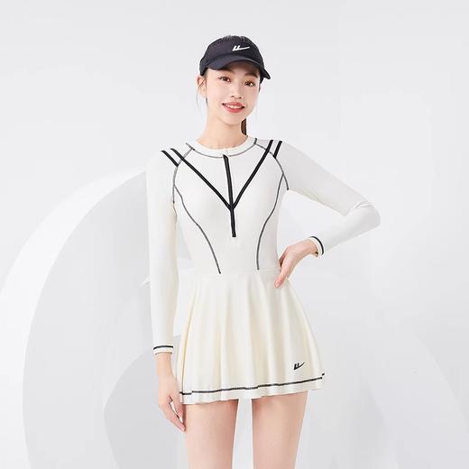 回力游泳衣女款2024新款夏长袖短袖保守泳衣连体分体大码泳装清仓_ym 商品图7