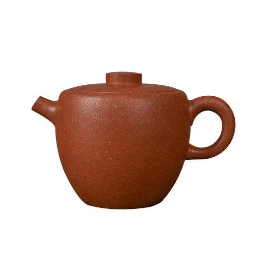 茶香记 龙山砂隐红降坡大具轮220ml砂质感强紫砂壶茶具简约泡茶壶 商品图4