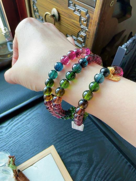 41g 6.7mm 碧玺手链 商品图7