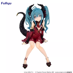 FuRyu 初音未来 小恶魔 蔷薇色 泡面压 景品手办