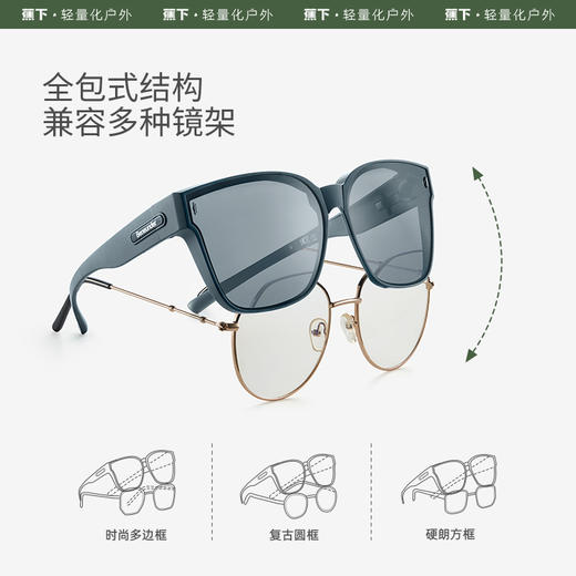 24SS-蕉下方框折叠近视套镜FO31824 商品图1