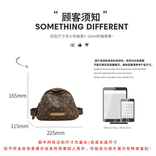 Safiya/索菲娅2024新款腰包胸包时尚小圆包女士单肩斜挎包 SF9151112Y1B /SF42215123*20 商品图7
