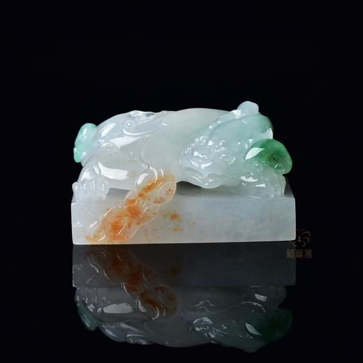 【招财】翡翠貔貅印章-BW2406069 商品图1
