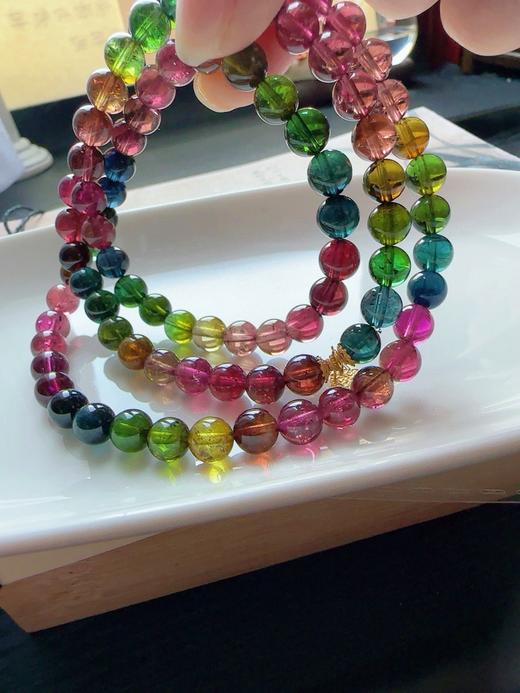 41g 6.7mm 碧玺手链 商品图4