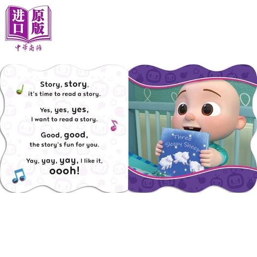 【中商原版】可可西瓜 睡前歌 Cocomelon Sing-Song Bedtime Song 英文原版 儿童纸板书 卡通动画图画书 亲子绘本 进口童书 商品图2