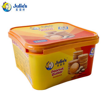 茱蒂丝（Julie's）马来西亚进口花生酱三明治饼干礼盒休闲零食540g/盒 商品图3