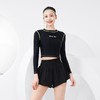 回力游泳衣女款2024新款夏长袖短袖保守泳衣连体分体大码泳装清仓_ym 商品缩略图5