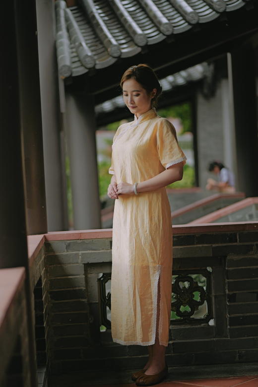 漫物记蕾丝边旗袍Q1061 商品图2