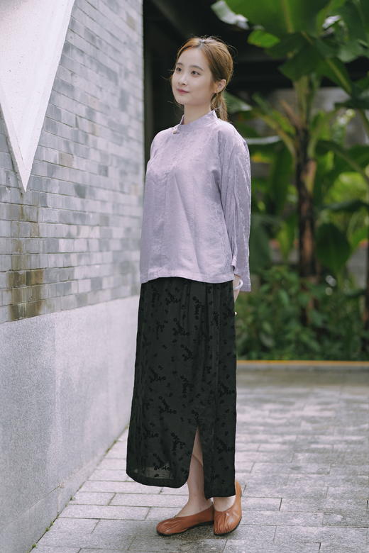 漫物记直筒植绒半身裙mwj-503 商品图2