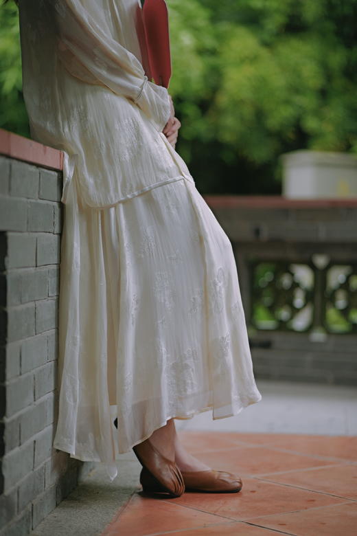 漫物记真丝拼接a版半身裙mwj-502 商品图2