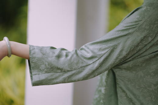 真丝立领斜襟短上衣MWJ-504 商品图3