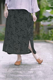 漫物记直筒植绒半身裙mwj-503