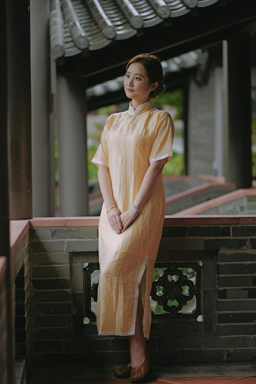 漫物记蕾丝边旗袍Q1061 商品图1