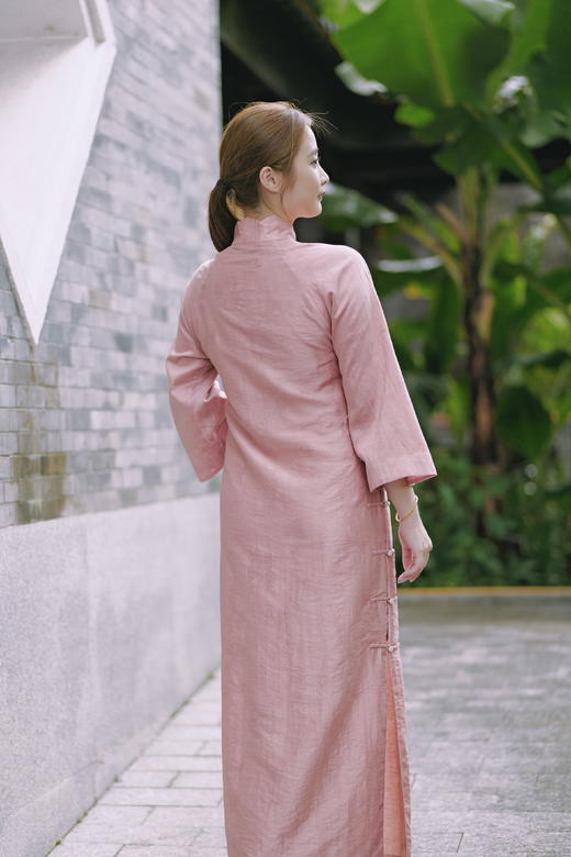 连肩喇叭袖旗袍Q1059 商品图2