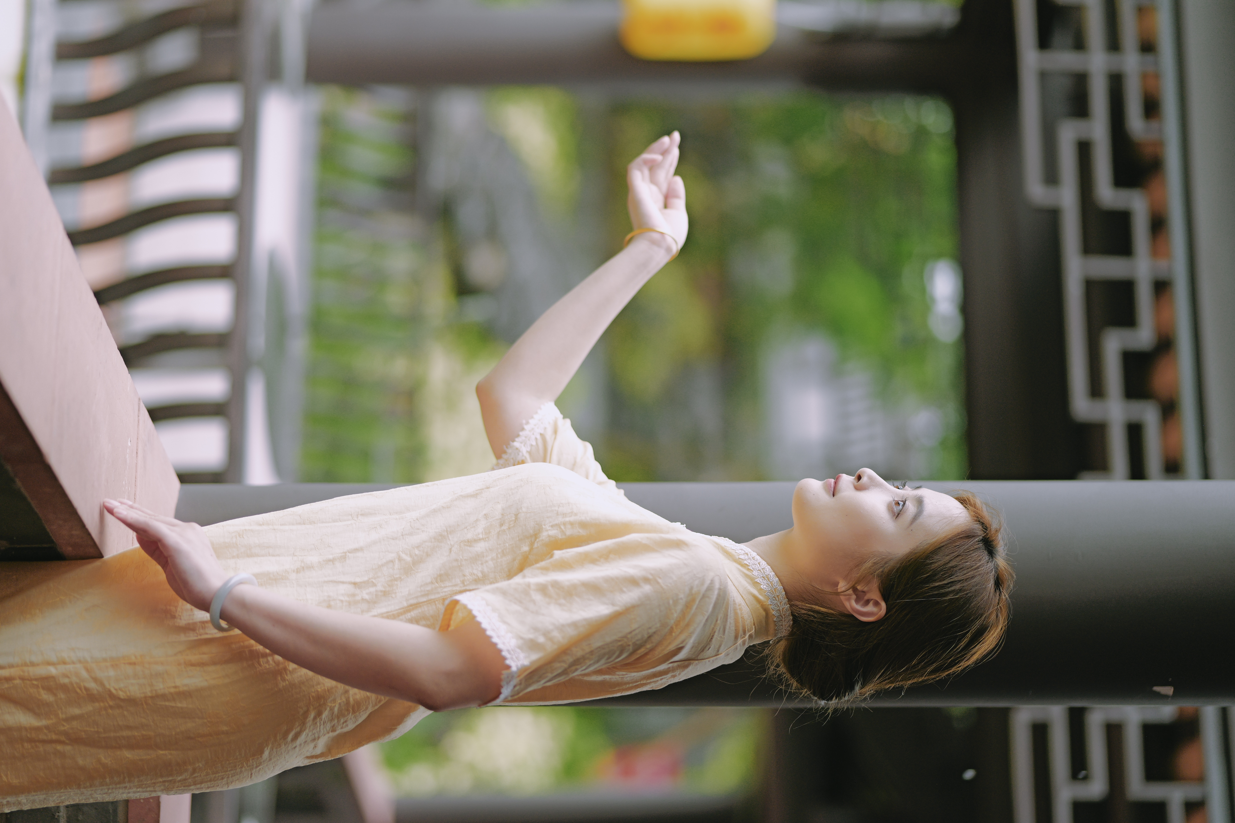 漫物记蕾丝边旗袍Q1061