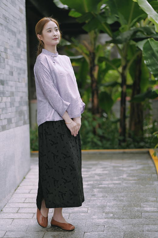 漫物记直筒植绒半身裙mwj-503 商品图4