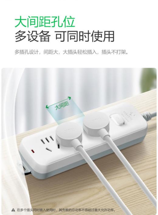 BULL公牛正品多功能智能安全插座🆘扔掉老款线插板吧❗【正品BULL公牛智能插座组合S5638】 商品图2