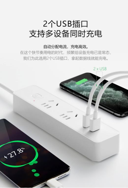 BULL公牛正品多功能智能安全插座🆘扔掉老款线插板吧❗【正品BULL公牛智能插座组合S5638】 商品图5