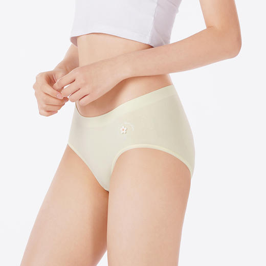 都市丽人内裤一体美臀三角裤裸氨锦纶女士内裤LKT3H6 商品图2
