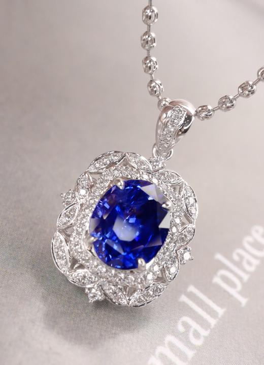 3.2ct 蓝宝石吊坠 商品图0