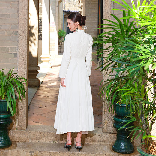 蓝田烟雨民族风连衣裙 | 改良款清马面裙 | 现货加急发 商品图3