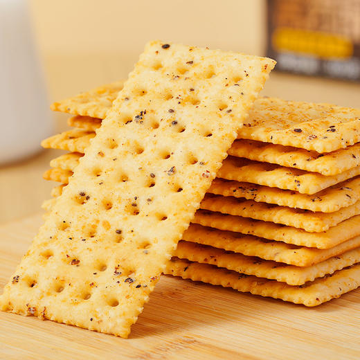 【自营】满格华夫黑松露火腿苏打饼干300g*2盒 商品图4