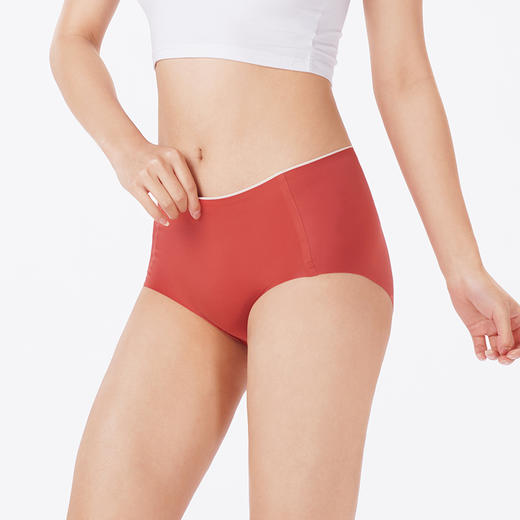 都市丽人内裤零感无痕平角裤锦氨女士内裤LKT5Q6 商品图2