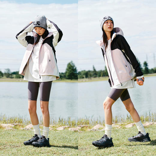 防护外套|森马外套女防风防雨透湿秋新款耐磨冲锋衣 商品图3