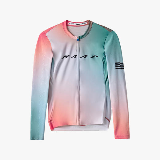 MAAP 女士 Blurred Out Pro Hex LS Jersey 翠岚色 长袖骑行服 商品图1