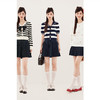 【严选】诗凡黎学院风高腰风琴式百褶短裙2024秋新款小个子甜酷风百搭裙子7F7340061 商品缩略图1
