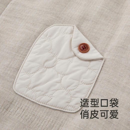 【高定系列】英氏儿童家居服连体衣秋冬保暖夹棉抑菌婴儿爬服新款 商品图3