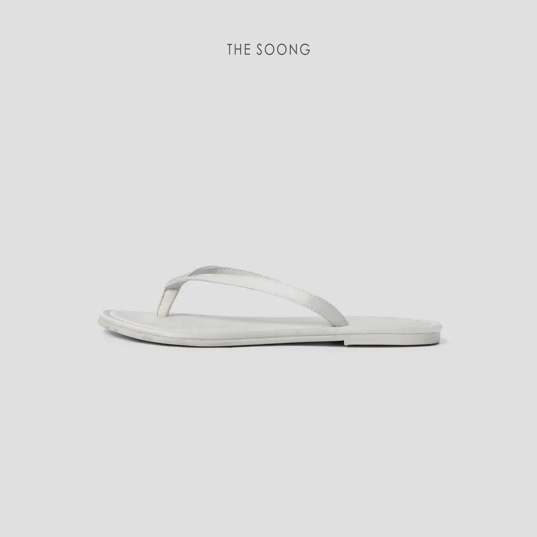 THESOONG |"真丝羊皮拖鞋"时髦柔软丝滑高级感拖鞋HWXZ4376