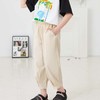夏季爆品！6色凉感垂坠清凉透气亲子款VV花苞裤 “梨形身材”真命天裤 简约纯色高腰压褶休闲裤凉感降温 “行走的小空调” 森系儿童花苞裤_ZSY 商品缩略图3